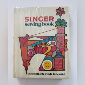 Vintage singer sewing book NWT